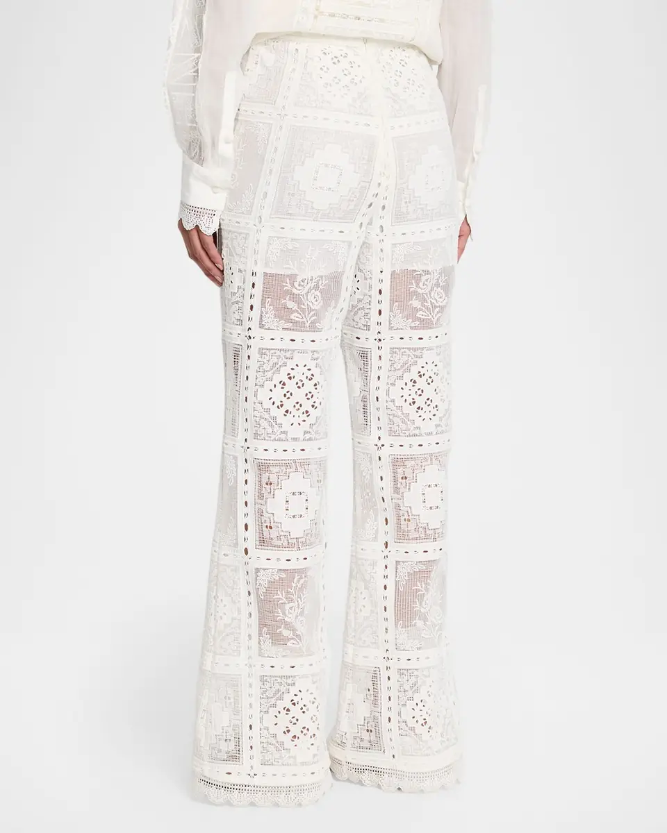 Zimmermann Aster Embroidered Pants | Thumbnail 2 Zimmermann Aster Embroidered Pants | Thumbnail 2