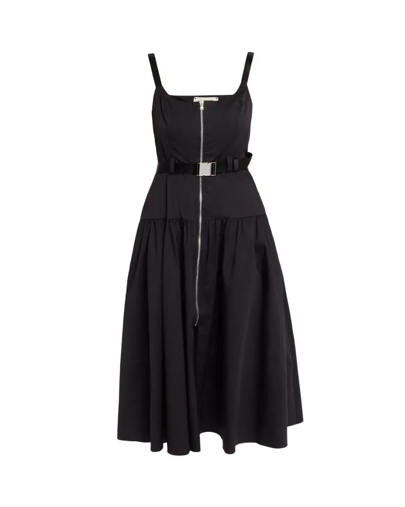 L'Agence Rima Belted Midi Dress