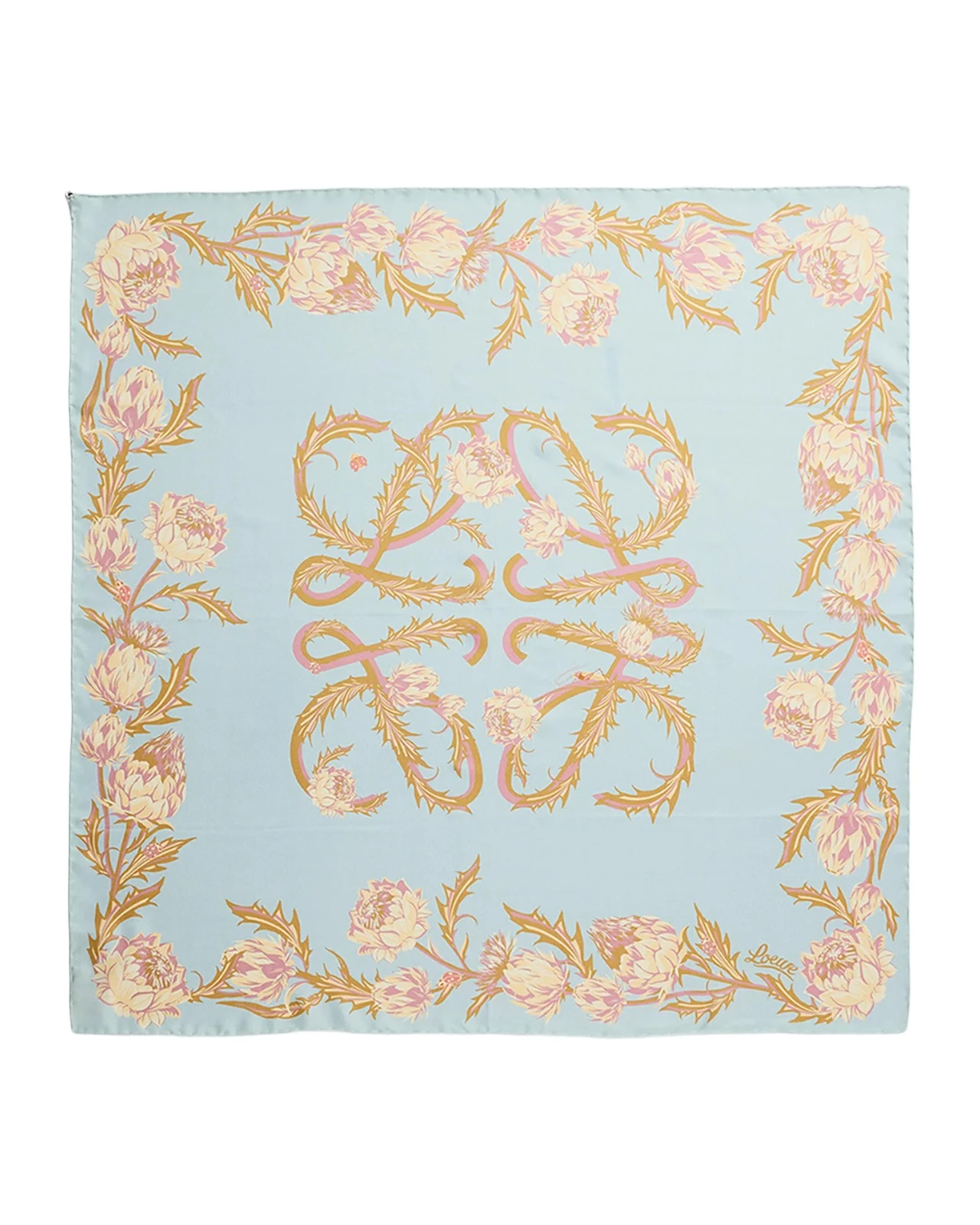 x Paula's Ibiza Anagram Cotton Scarf x Paula's Ibiza Anagram Cotton Scarf