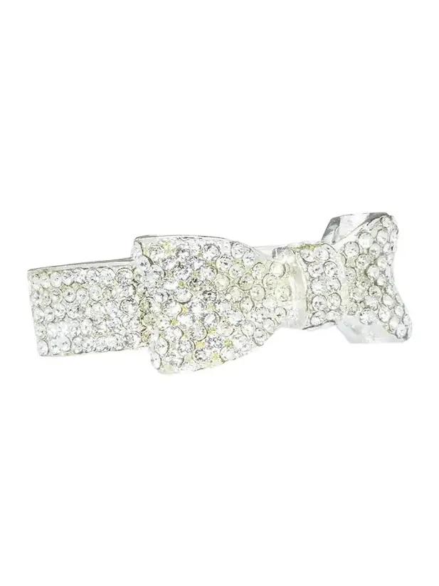 Nomi K Crystal Bow Napkin Rings, Set of 4