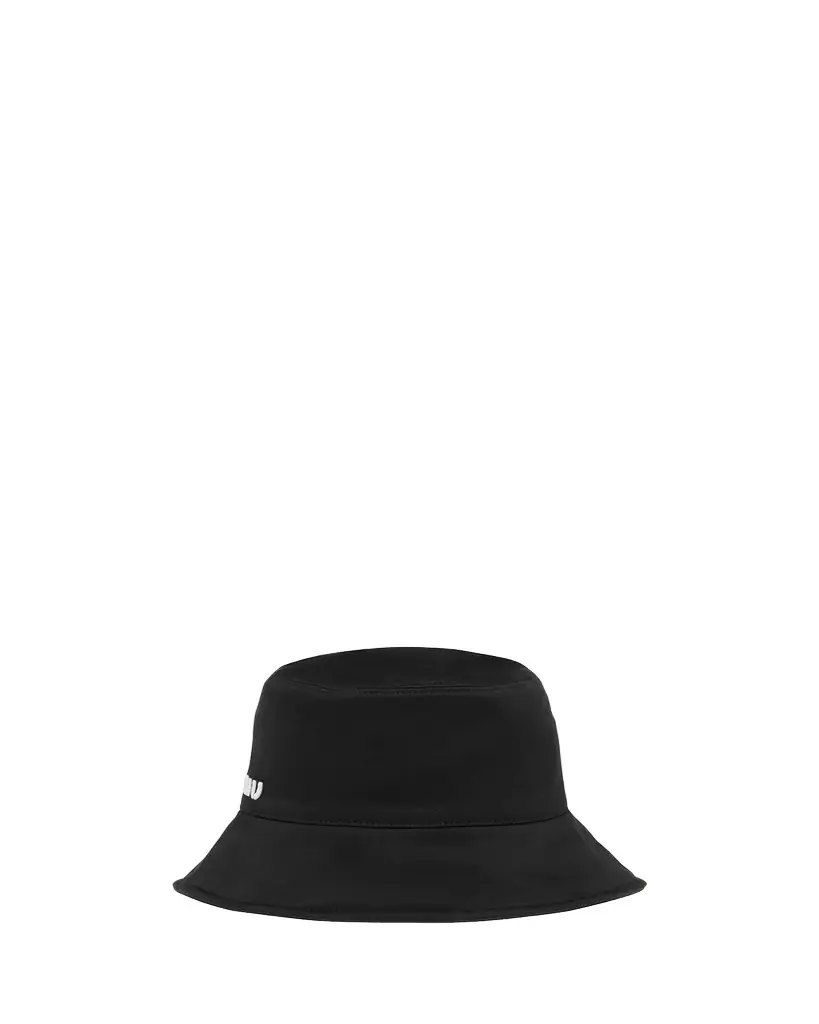 Miu Miu Logo Velvet Bucket Bag | Image 1 Miu Miu Logo Velvet Bucket Bag | Image 1