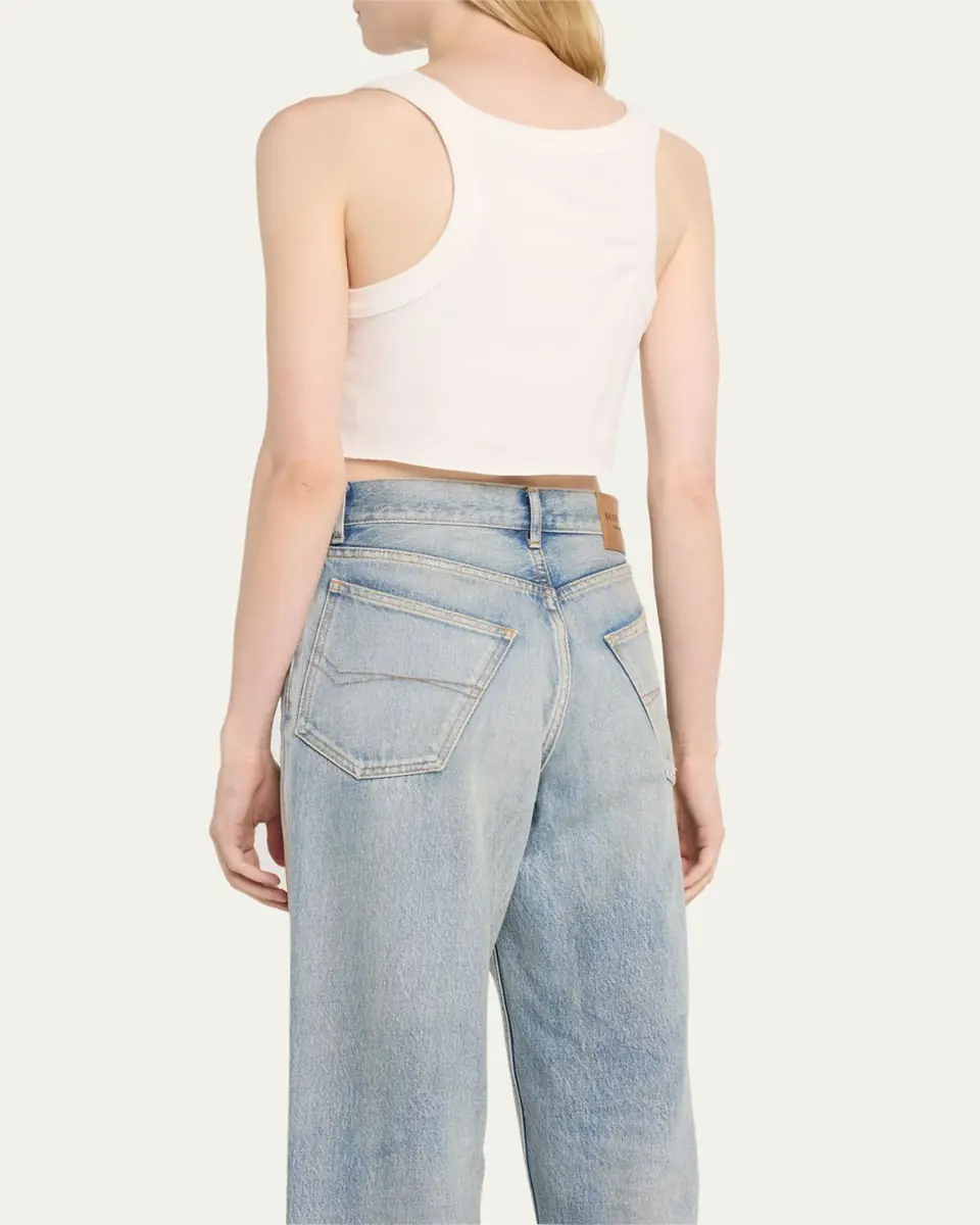 A.L.C. Halsey Cropped Scoop-Neck Tank Top | Thumbnail 3