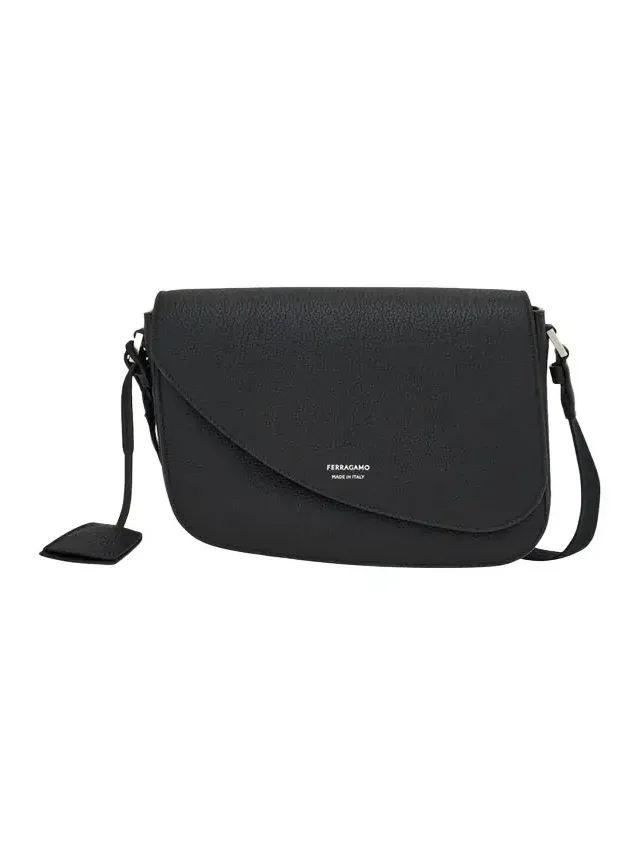 Men's Fiamma Leather Shoulder Bag Men's Fiamma Leather Shoulder Bag