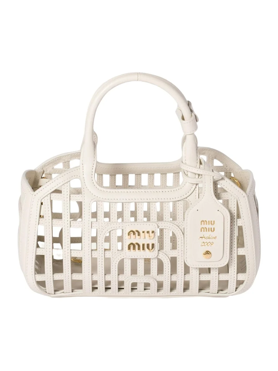 Woven Leather Top-Handle Bag Woven Leather Top-Handle Bag