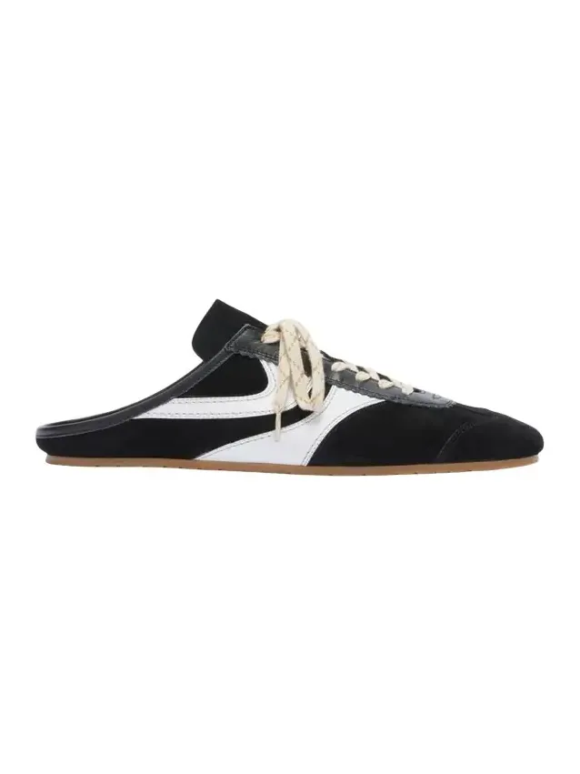 Men's Suede and Leather Mule Sneakers Men's Suede and Leather Mule Sneakers