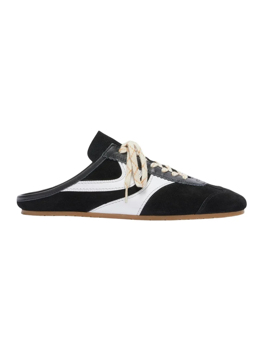 Men's Suede and Leather Mule Sneakers Men's Suede and Leather Mule Sneakers