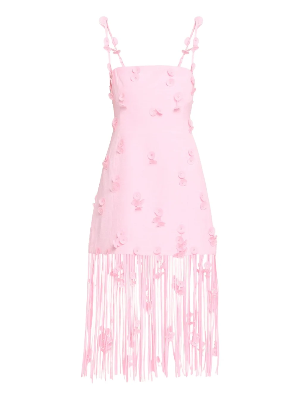 Juliana Floral Fringe Midi Dress Juliana Floral Fringe Midi Dress