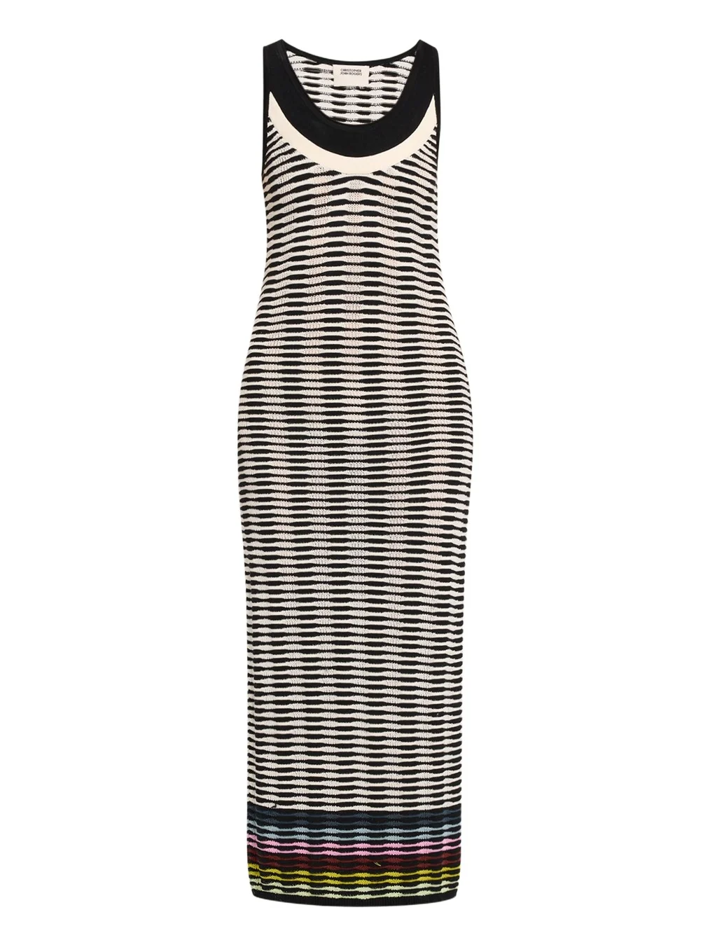Wave Knit Tank Maxi Dress