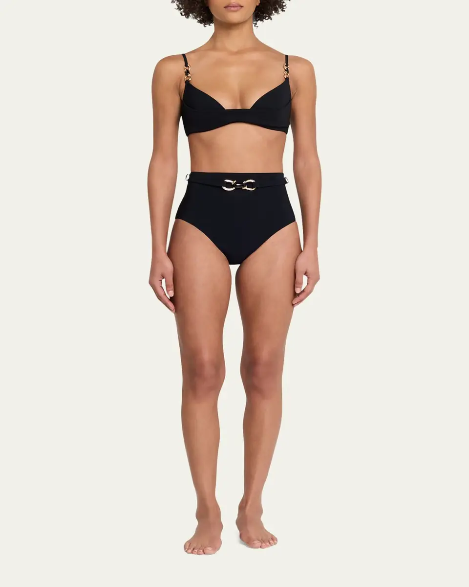 Zimmermann Mahon Trim Detail Two-Piece Swimsuit | Thumbnail 2 Zimmermann Mahon Trim Detail Two-Piece Swimsuit | Thumbnail 2