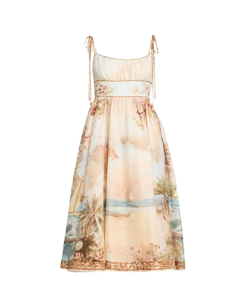 Zimmermann Mahon Picnic Midi Dress | Image 1 Zimmermann Mahon Picnic Midi Dress | Image 1