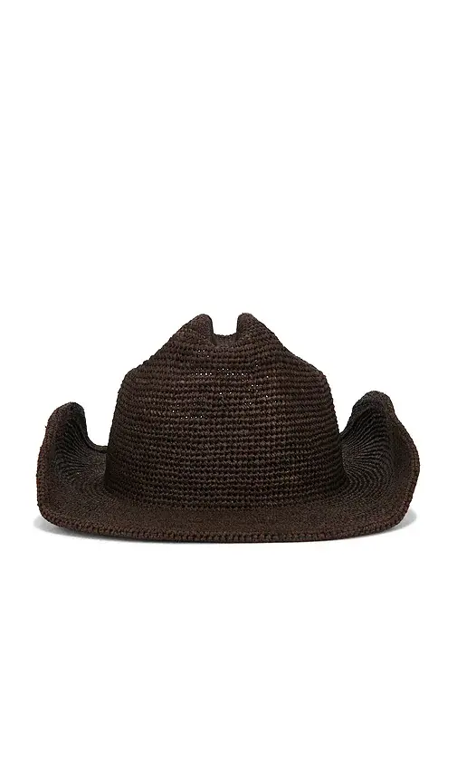 Lack of color Raffia Cowboy Hat | Thumbnail 2 Lack of color Raffia Cowboy Hat | Thumbnail 2