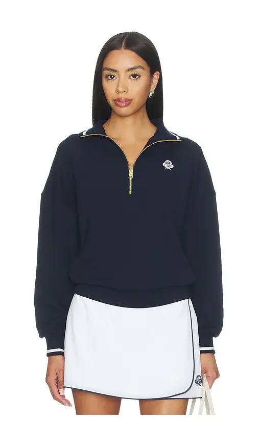 Varley Bertie Half Zip Sweater | Image 1 Varley Bertie Half Zip Sweater | Image 1