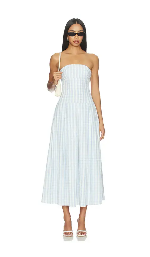 MORE TO COME Adley Strapless Maxi Dress | Image 1 MORE TO COME Adley Strapless Maxi Dress | Image 1