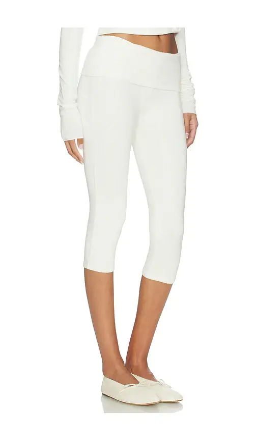 ÉTERNE Foldover Capri Legging | Thumbnail 2