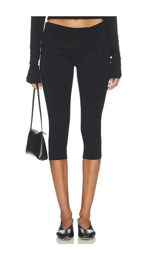 ÉTERNE Foldover Capri Legging