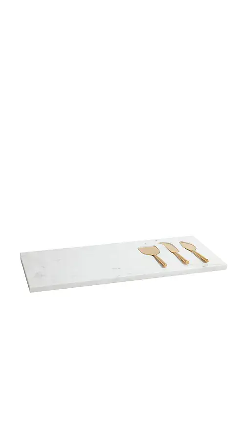 The Favorites Marble Tray With Set Of 3 Cheese Tools | Image 1 The Favorites Marble Tray With Set Of 3 Cheese Tools | Image 1
