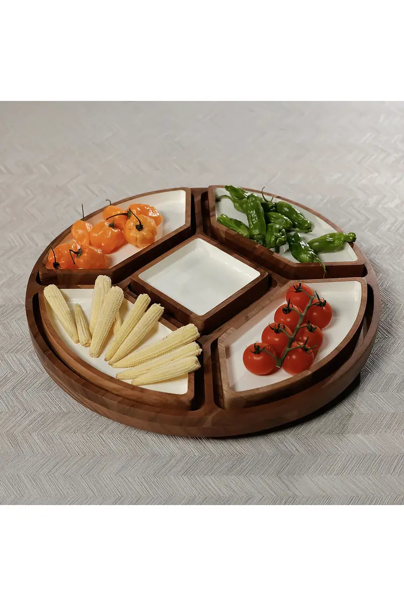 The Favorites Lazy Susan With 5 Condiment Sections | Thumbnail 8 The Favorites Lazy Susan With 5 Condiment Sections | Thumbnail 8