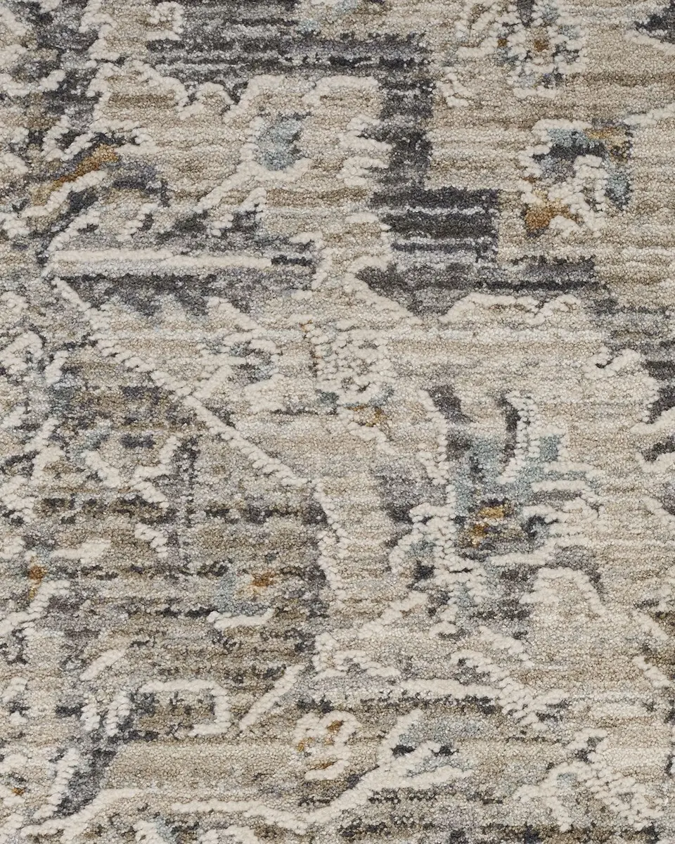 Nourison Lynx Ivory/Taupe Power-Loomed Rug | Thumbnail 6 Nourison Lynx Ivory/Taupe Power-Loomed Rug | Thumbnail 6