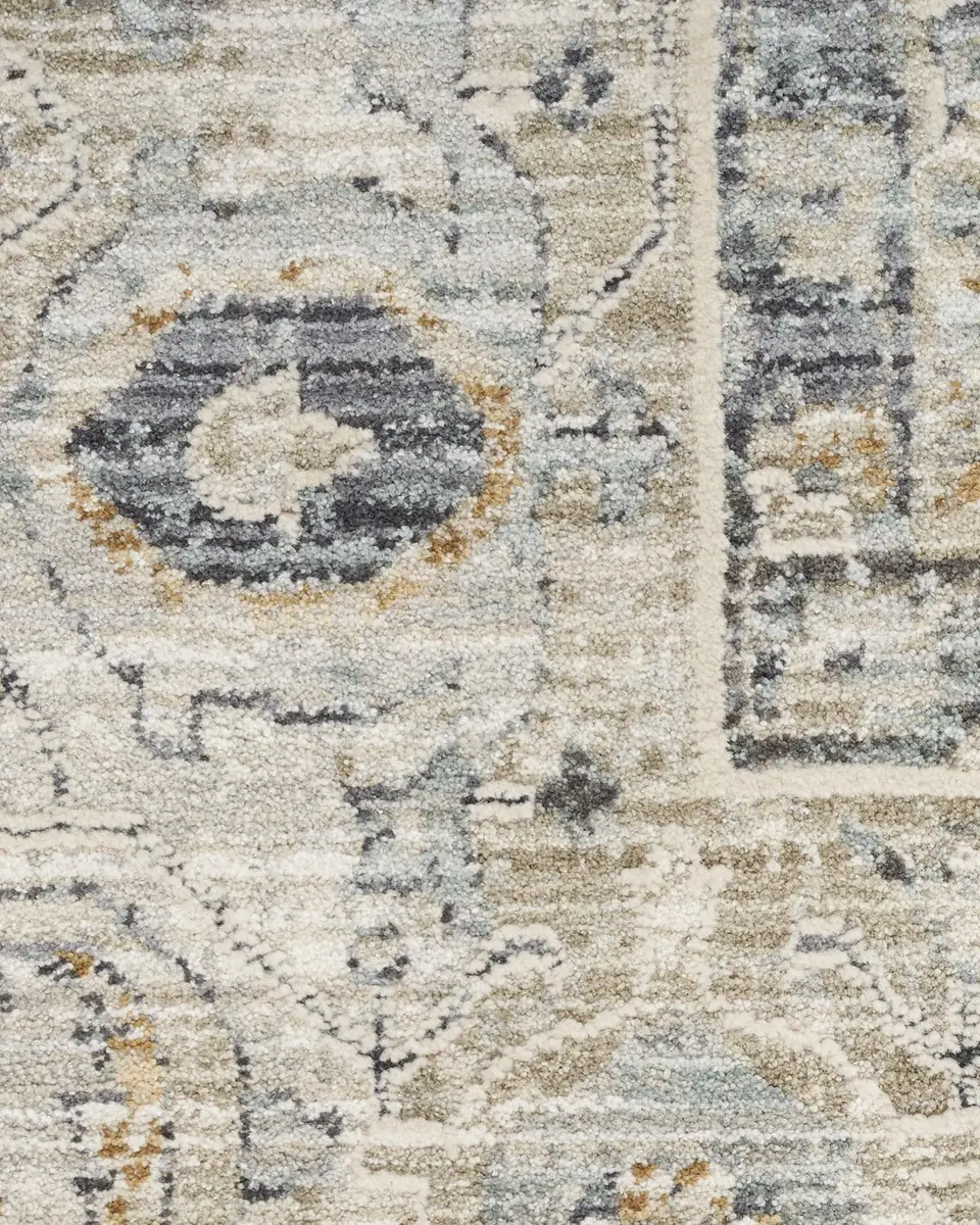Nourison Lynx Light Blue Power-Loomed Rug | Thumbnail 6 Nourison Lynx Light Blue Power-Loomed Rug | Thumbnail 6
