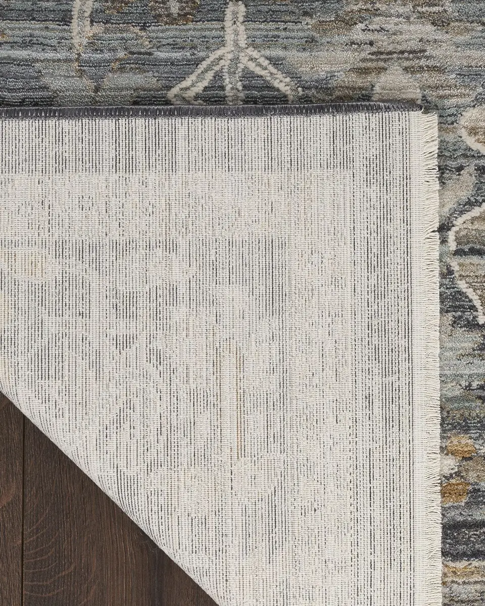 Nourison Lynx Navy Power-Loomed Rug | Thumbnail 3