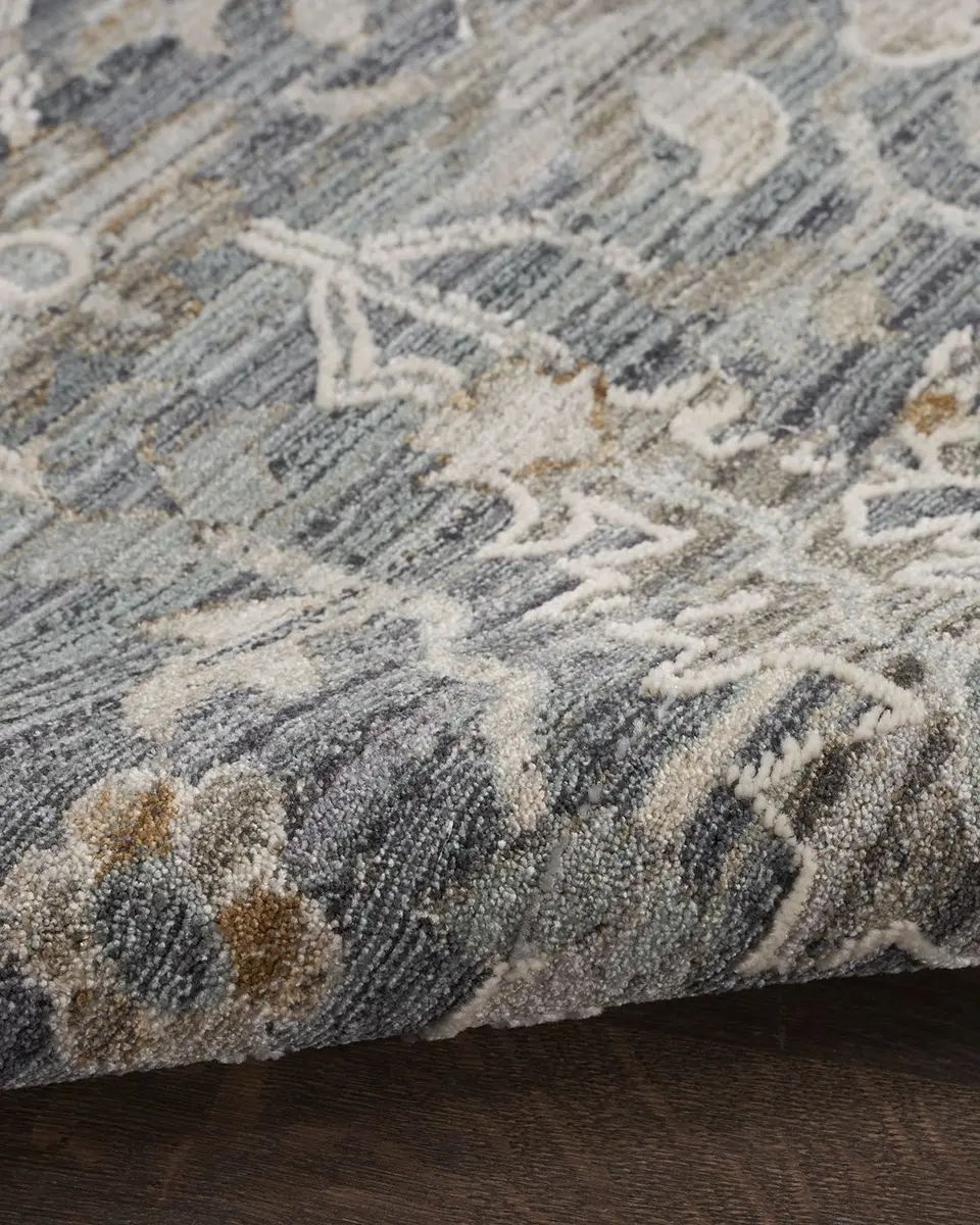 Nourison Lynx Navy Power-Loomed Rug