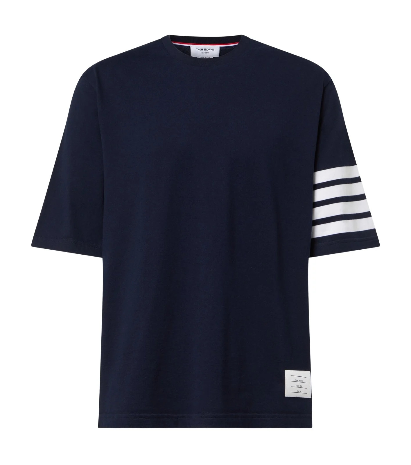 4-Bar cotton jersey T-shirt