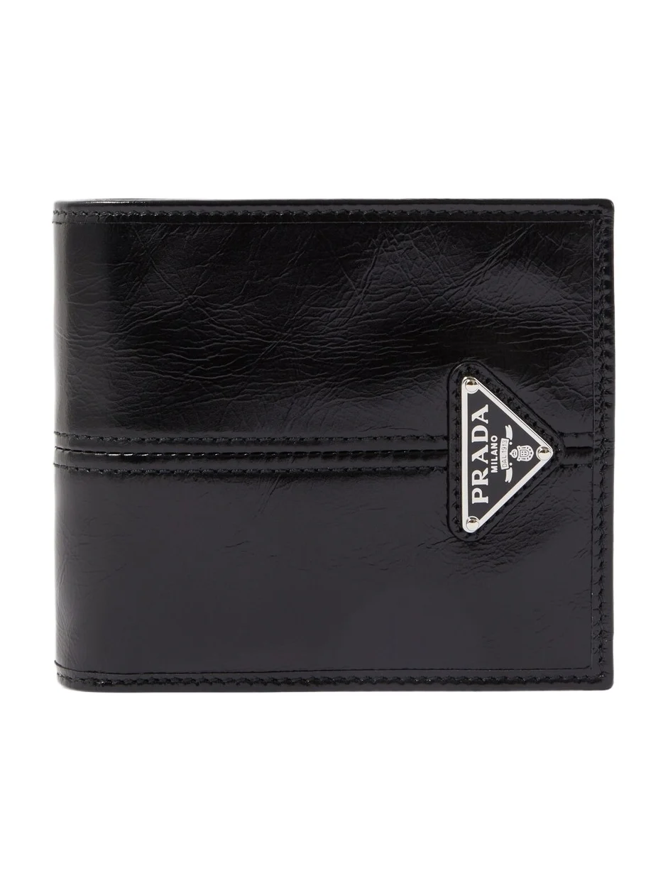 Logo leather wallet Logo leather wallet
