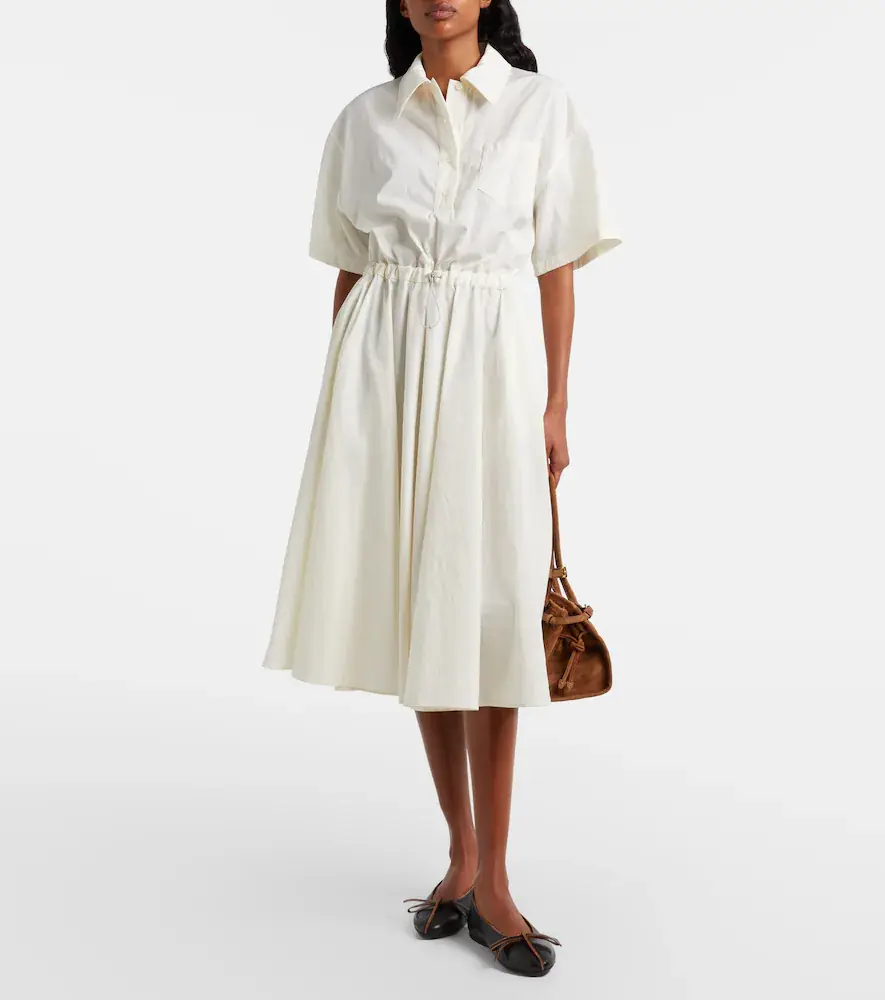 Prada Cotton-blend polo dress | Thumbnail 4 Prada Cotton-blend polo dress | Thumbnail 4