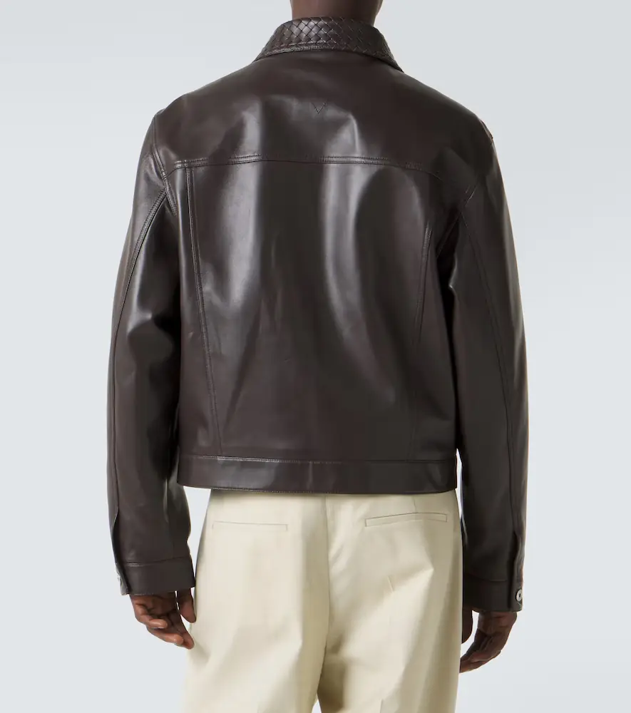 Bottega Veneta Intrecciato leather jacket | Thumbnail 7 Bottega Veneta Intrecciato leather jacket | Thumbnail 7