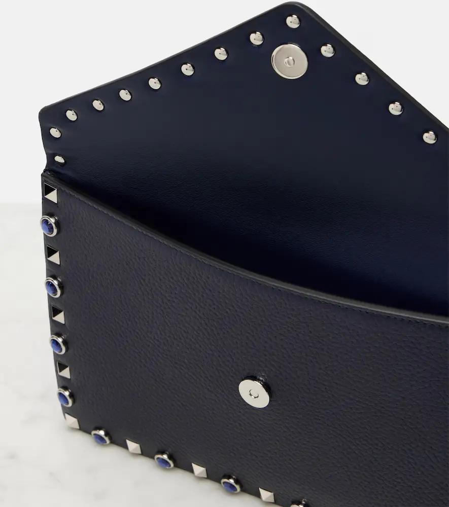 Valentino Garavani Rockstud Medium leather pouch | Thumbnail 3 Valentino Garavani Rockstud Medium leather pouch | Thumbnail 3