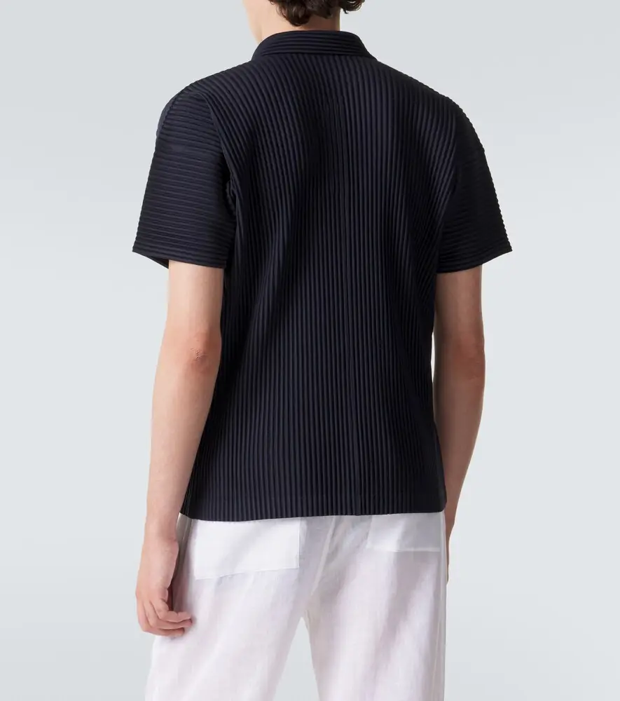 Homme Plissé Issey Miyake Homme Plissé Issey Miyake Basics pleated polo shirt | Thumbnail 5 Homme Plissé Issey Miyake Homme Plissé Issey Miyake Basics pleated polo shirt | Thumbnail 5