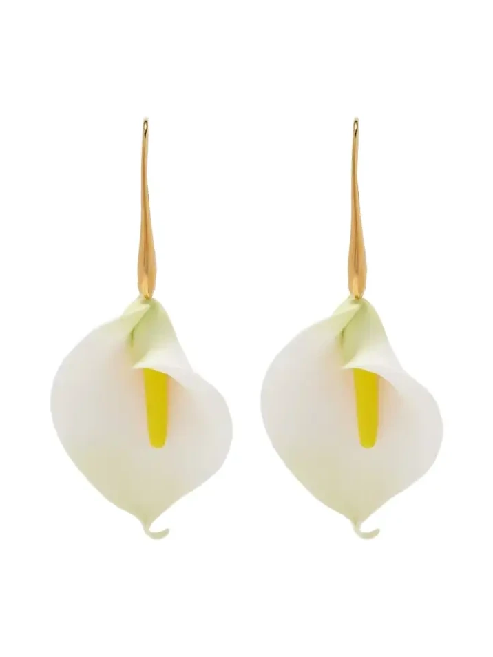 Alexia floral drop earrings