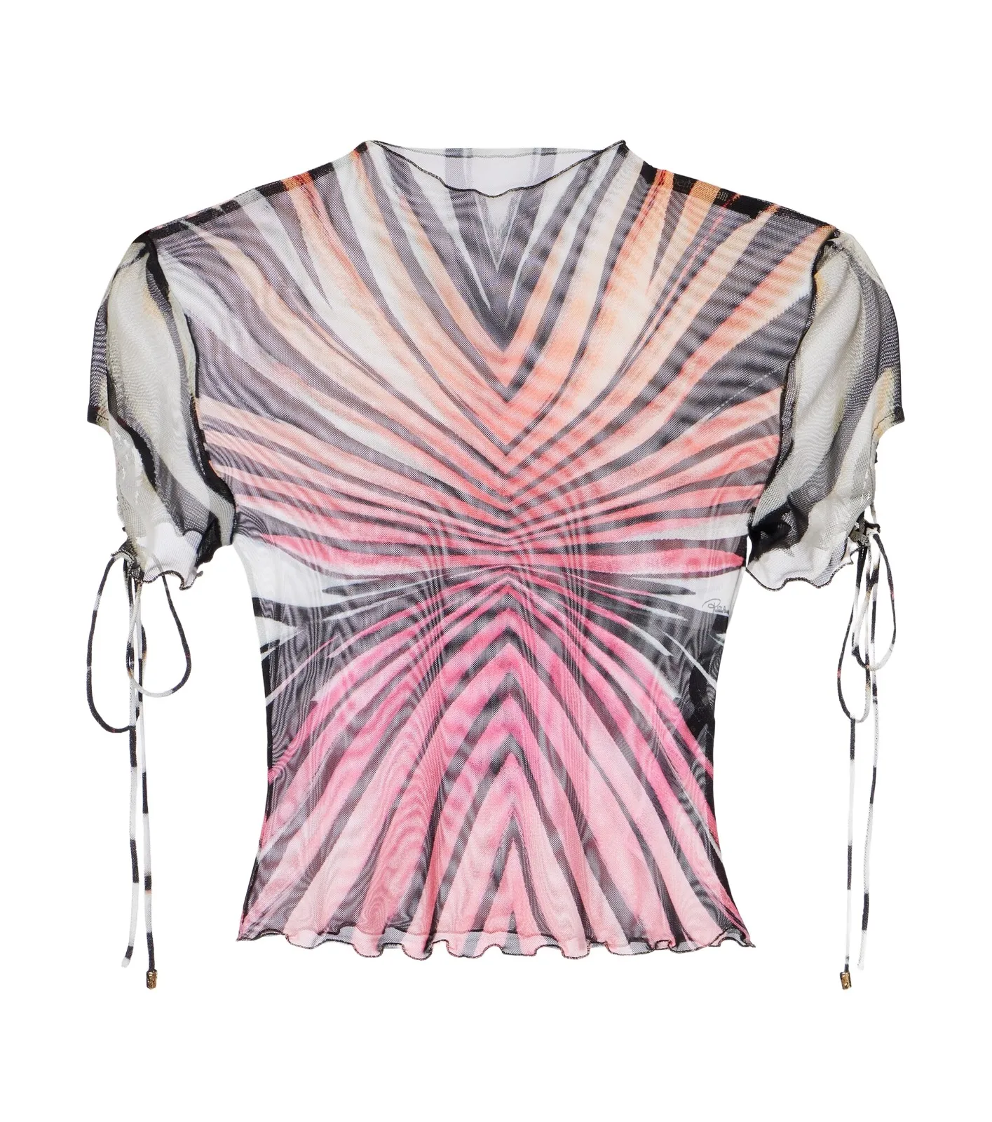 Printed mesh top Printed mesh top
