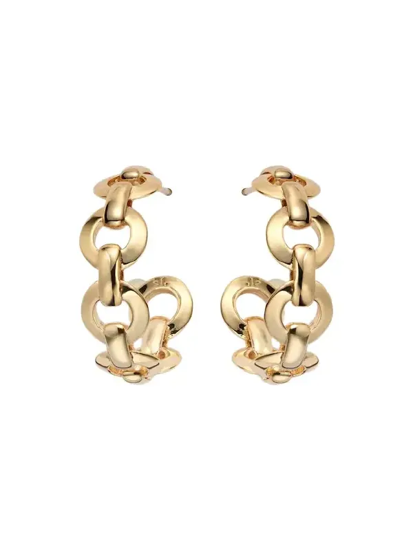 14kt gold-plated huggie earrings 14kt gold-plated huggie earrings