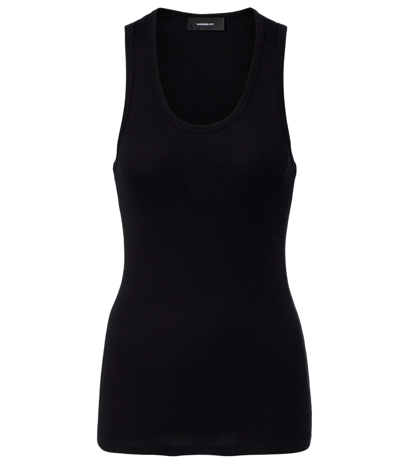 Wardrobe. NYC Ribbed-knit cotton jersey tank top Wardrobe. NYC Ribbed-knit cotton jersey tank top