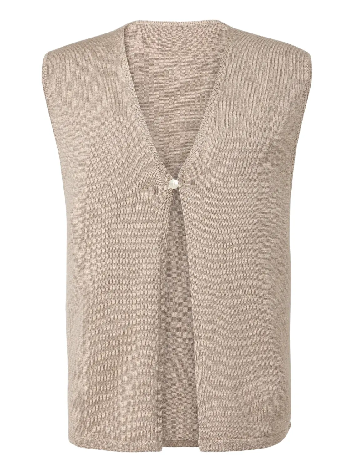 Knitted wool and silk vest Knitted wool and silk vest