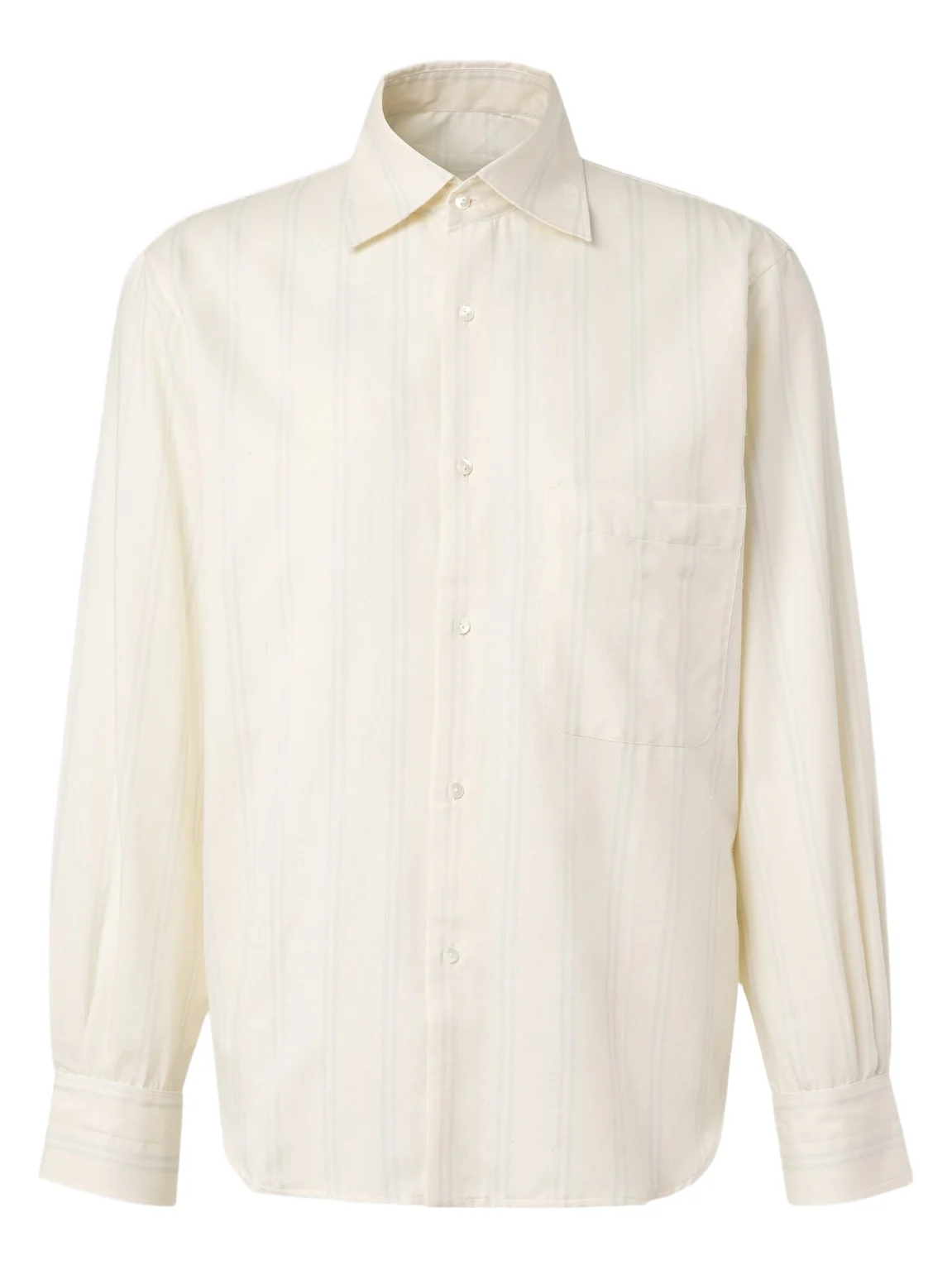 Striped cotton and silk shirt Striped cotton and silk shirt