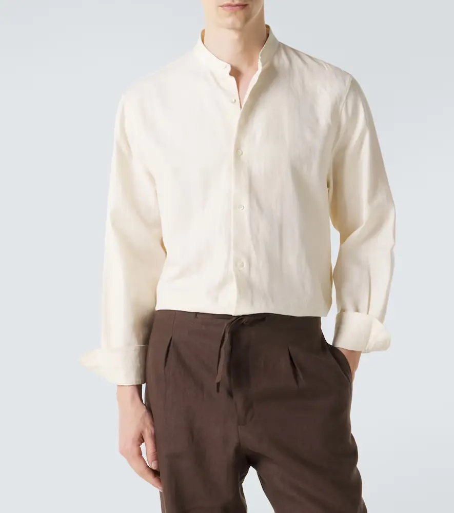 Stòffa Cotton and linen shirt | Thumbnail 4 Stòffa Cotton and linen shirt | Thumbnail 4