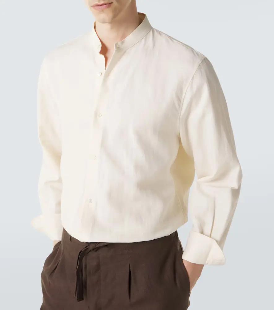 Stòffa Cotton and linen shirt | Thumbnail 5 Stòffa Cotton and linen shirt | Thumbnail 5
