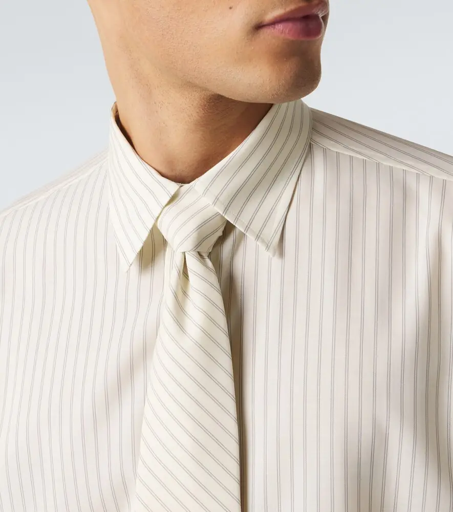 Auralee Striped wool tie | Thumbnail 2 Auralee Striped wool tie | Thumbnail 2