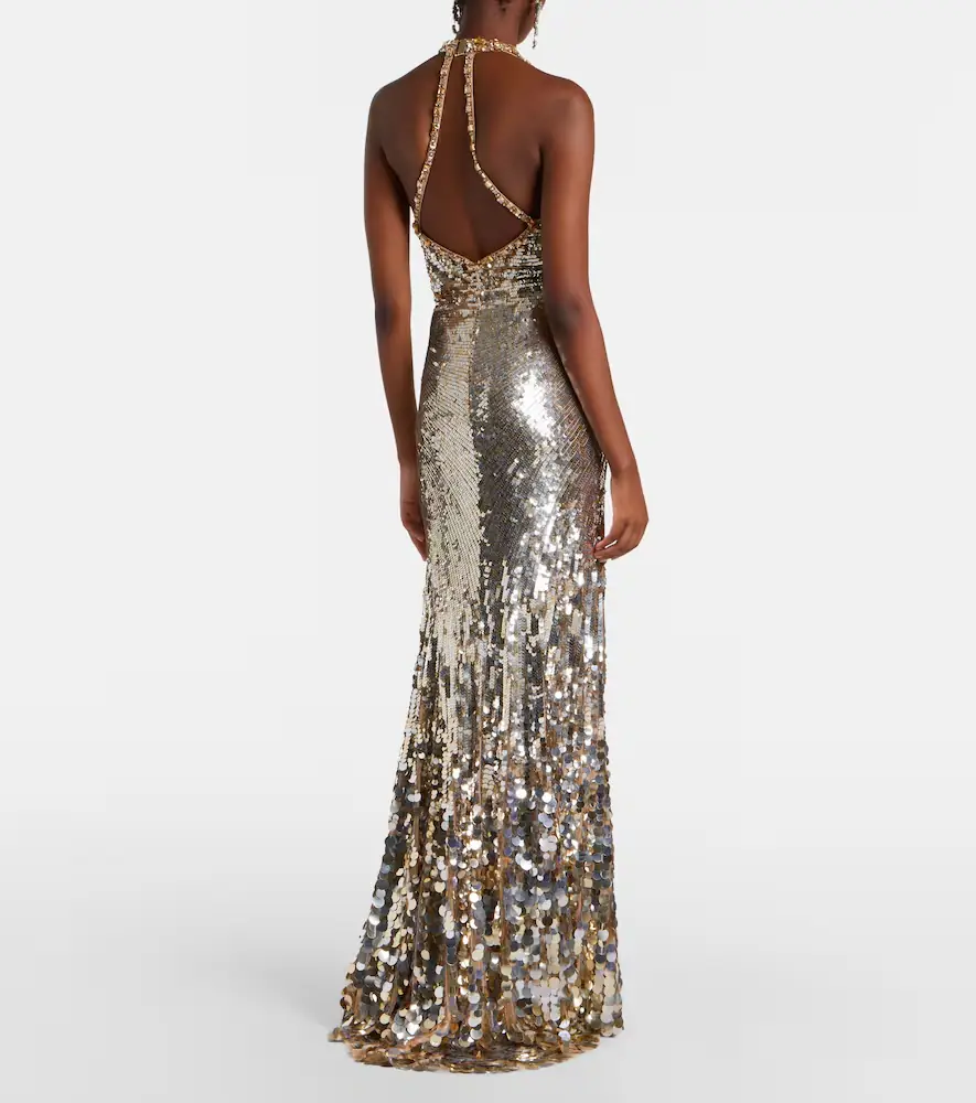 Jenny Packham Mars embellished gathered gown | Thumbnail 5