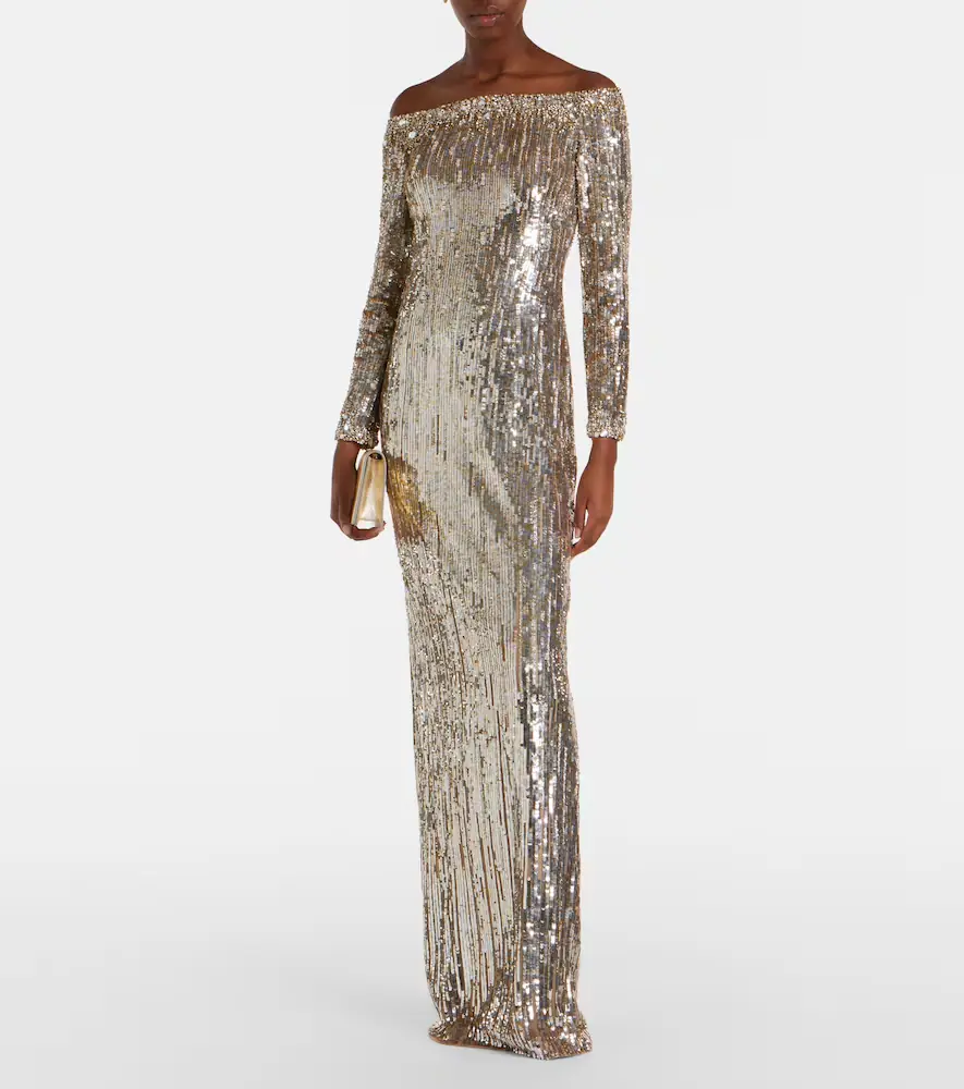 Jenny Packham Marnie embellished gown | Thumbnail 2