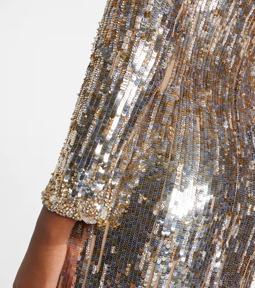 Jenny Packham Marnie embellished gown | Thumbnail 6