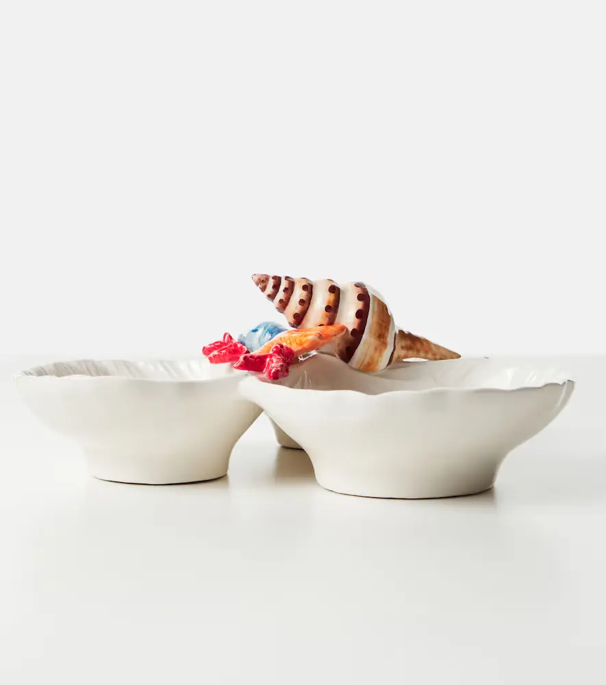 LES OTTOMANS Set of 2 ceramic starter plates | Thumbnail 4