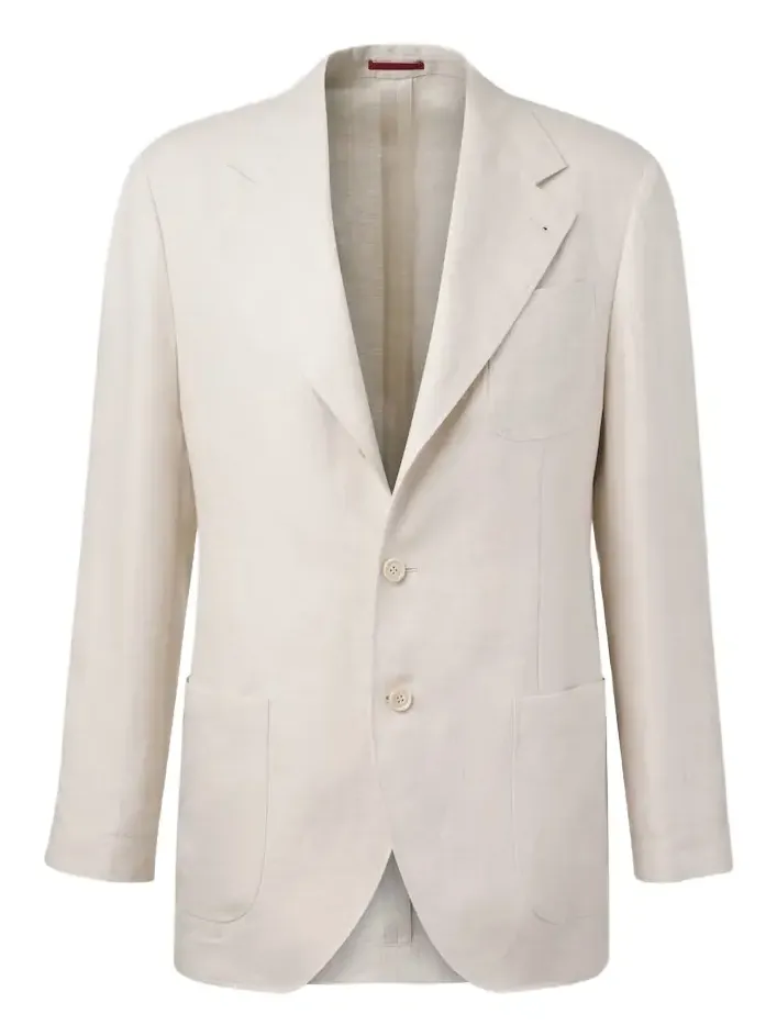 Single-breasted linen blazer Single-breasted linen blazer