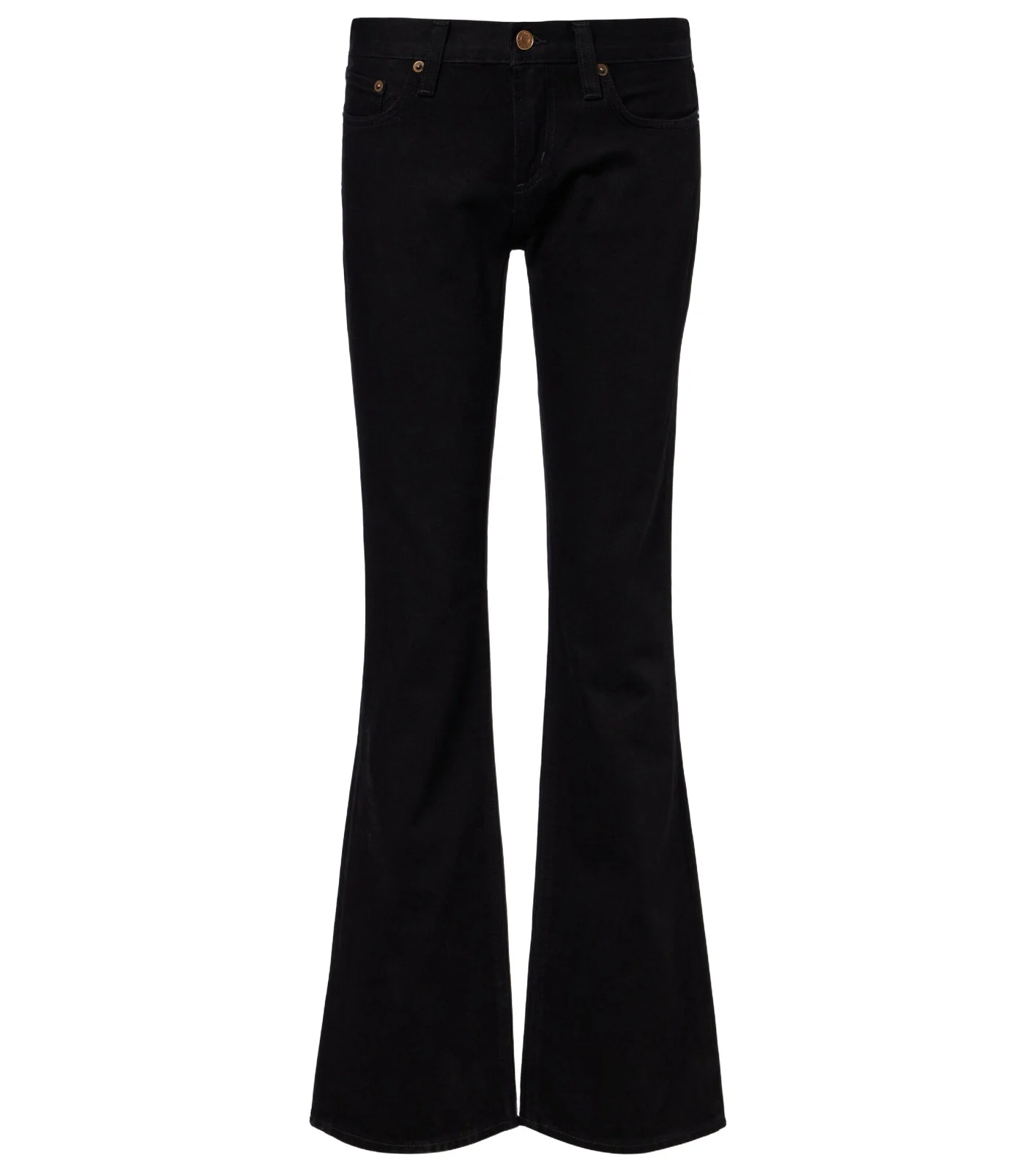 Low-rise bootcut jeans