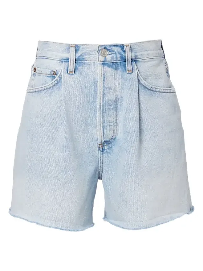 Rhoda frayed denim shorts