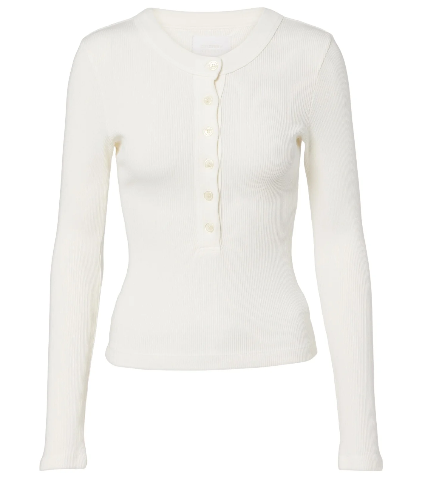 Varra ribbed-knit Henley shirt Varra ribbed-knit Henley shirt