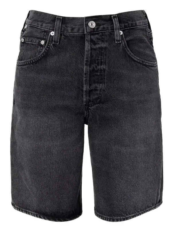 Ayla denim Bermuda shorts