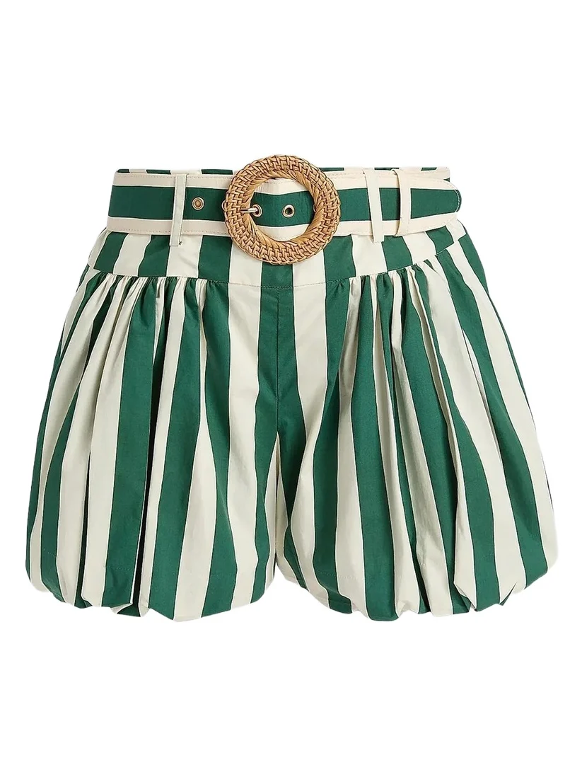 Cara Cara Women's Ray Striped Bubble Hem Shorts